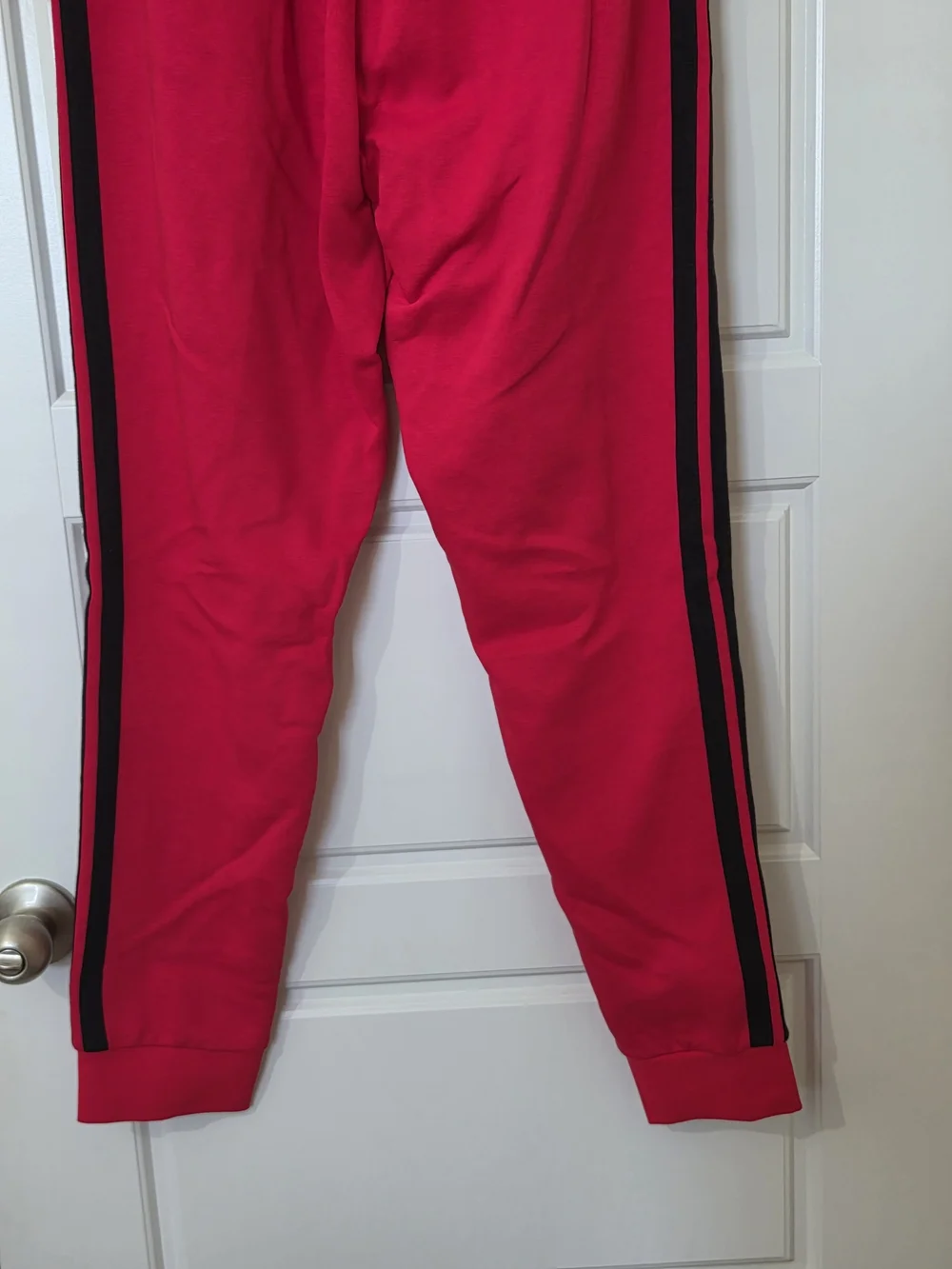 Men's Adidas 3 Stripe Fleece Track Pants Size Small JE6313 NWT